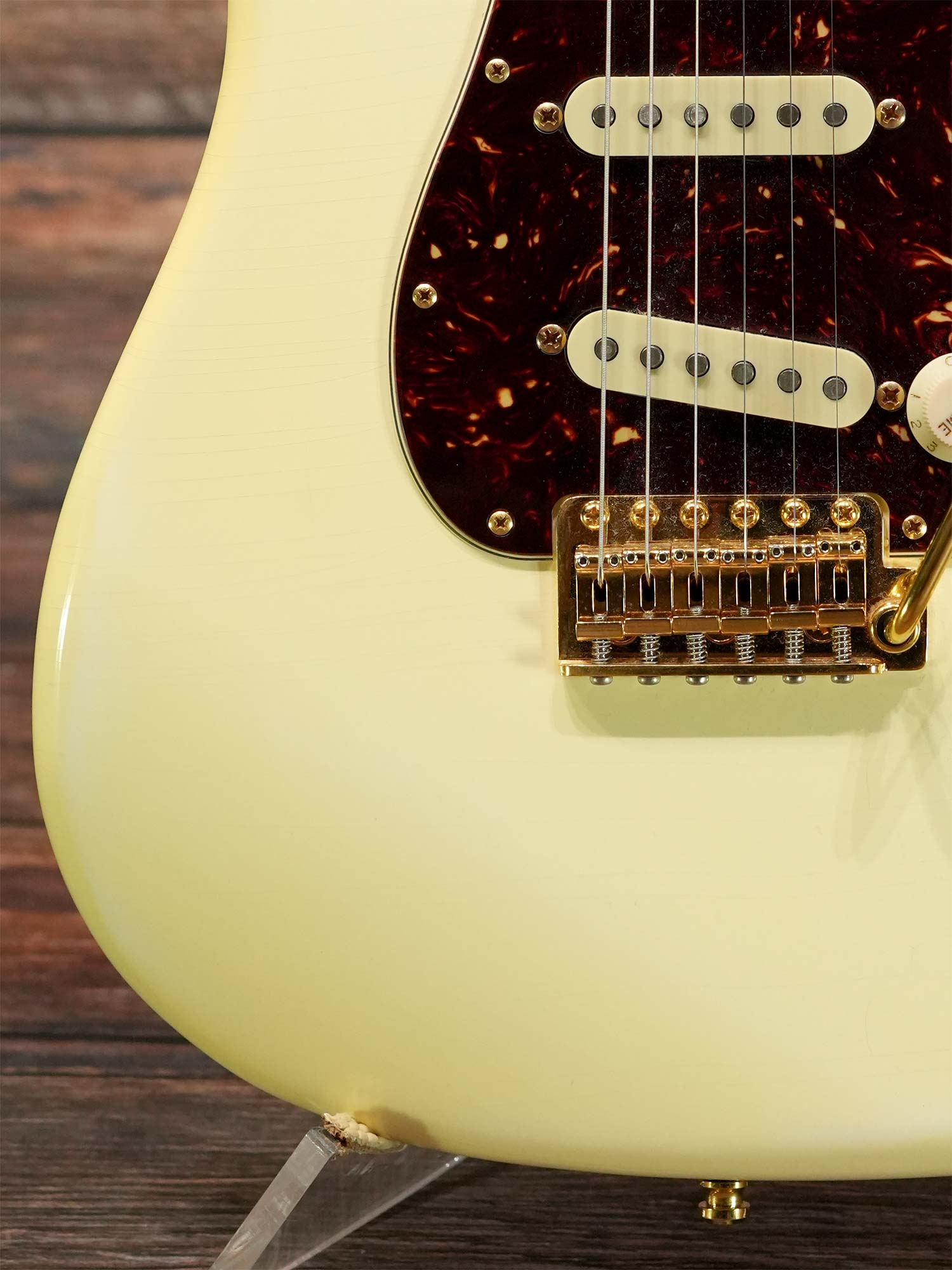 J.W.Black JWB-S Medium Soft Aged Vintage White Over 3-Tone Sunburst